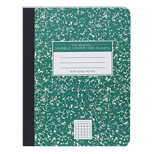ROARING SPRING Hard Cover Composition Notebook, Graph Rule, 200 Pages