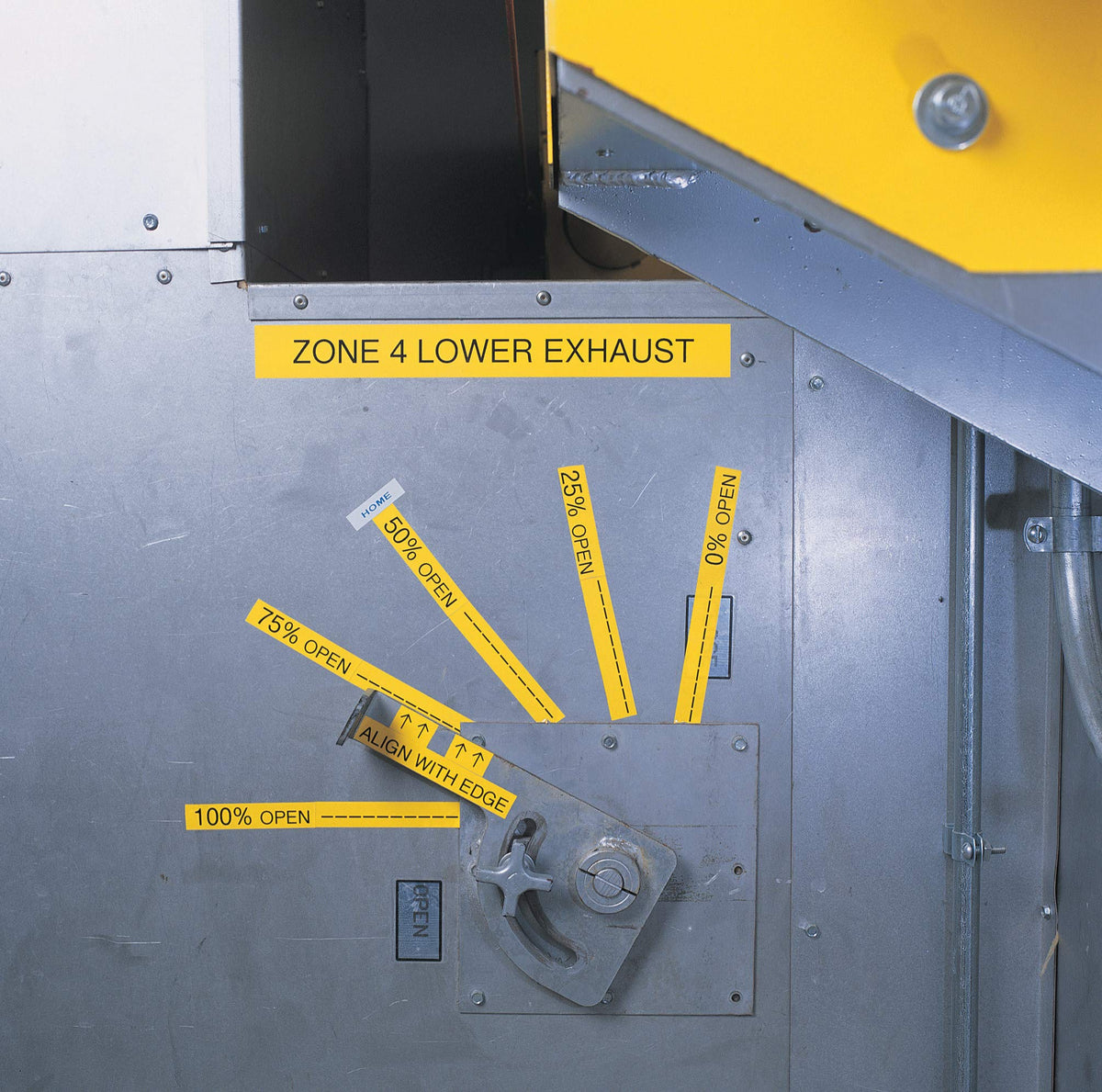 Brady Authentic (M21-250-595-YL) All-Weather Vinyl Label for Indoor/Outdoor ID, Lab and Equipment
