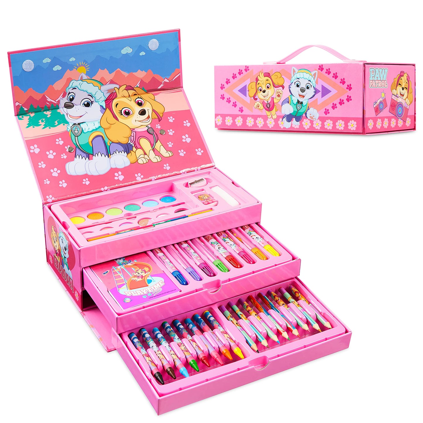 Paw Patrol Colored Pencils Art Supplies Kids Set Coloring Stationery Girls Boys Drawing Pencils