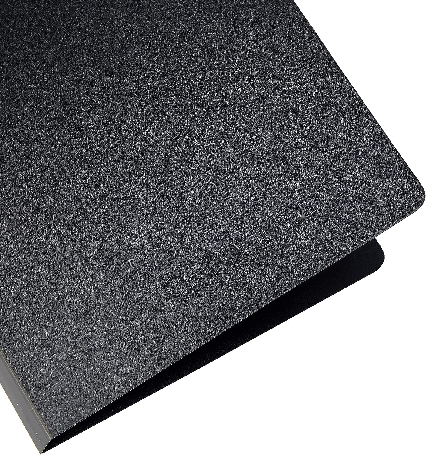 Q-Connect Polypropylene Name Business Card Holder 160 Card Black