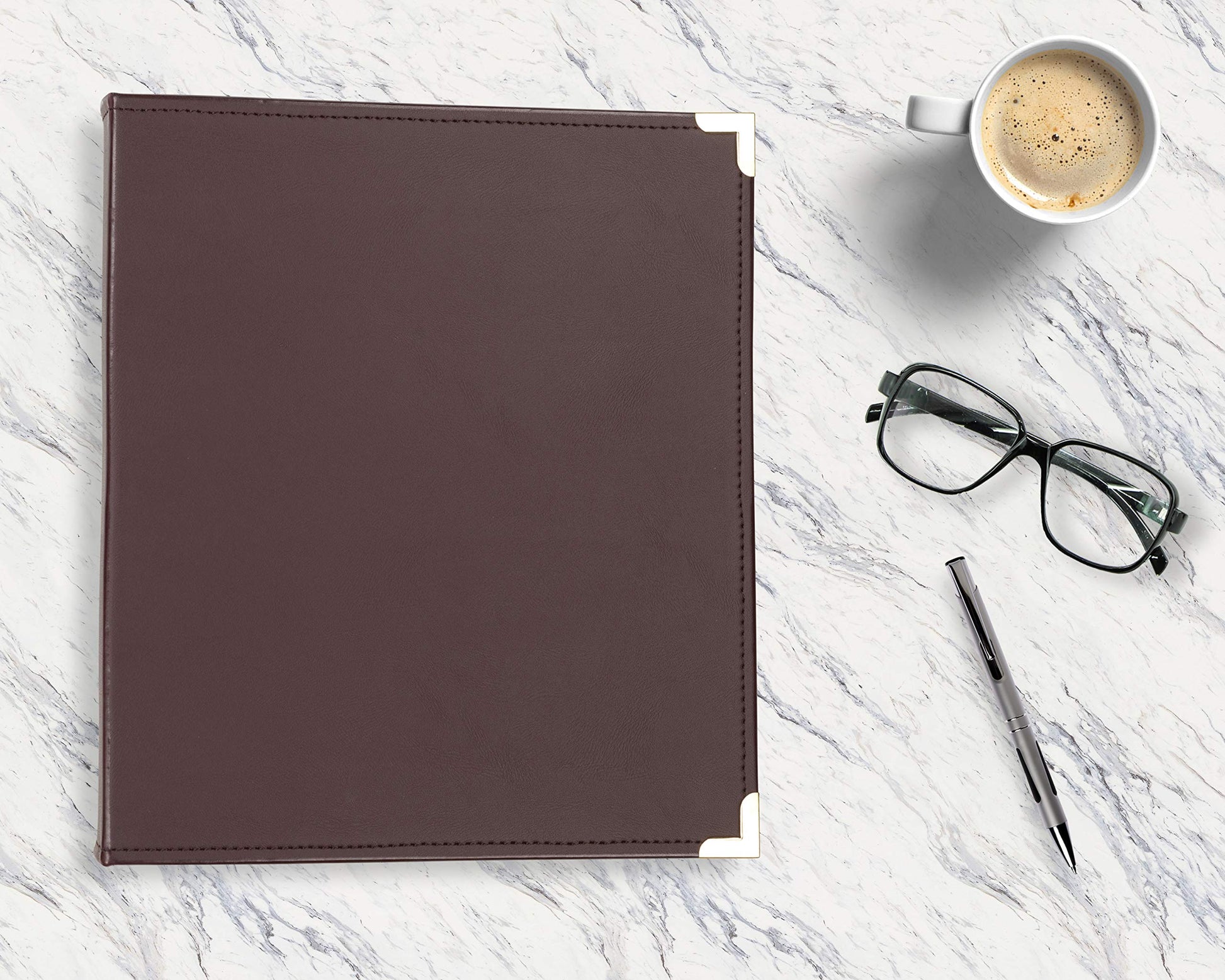 Samsill Classic Collection Leather 3 Ring Binder, Executive Presentation Portfolio, 1.5 Inch (Holds
