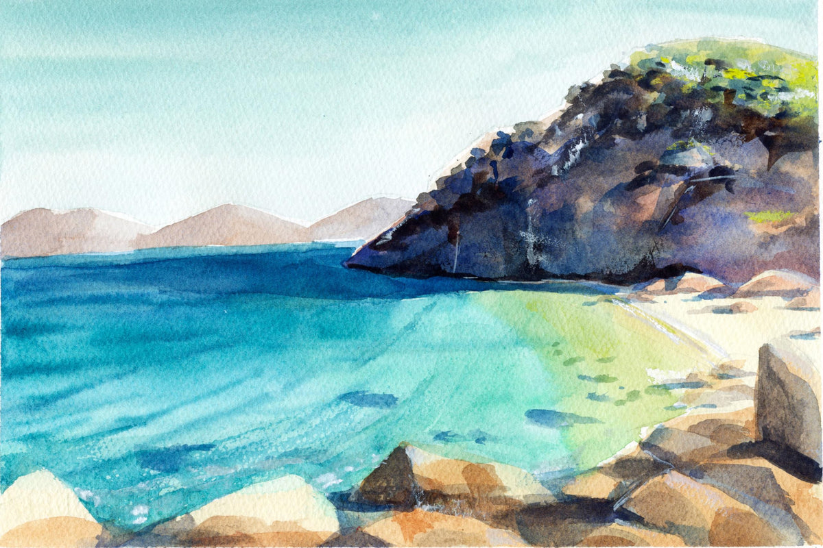 Escoda | Watercolour | Artist Set Marie Boudon | Size 9,10,14 | 3 Brushes | Synthetic White Toray +