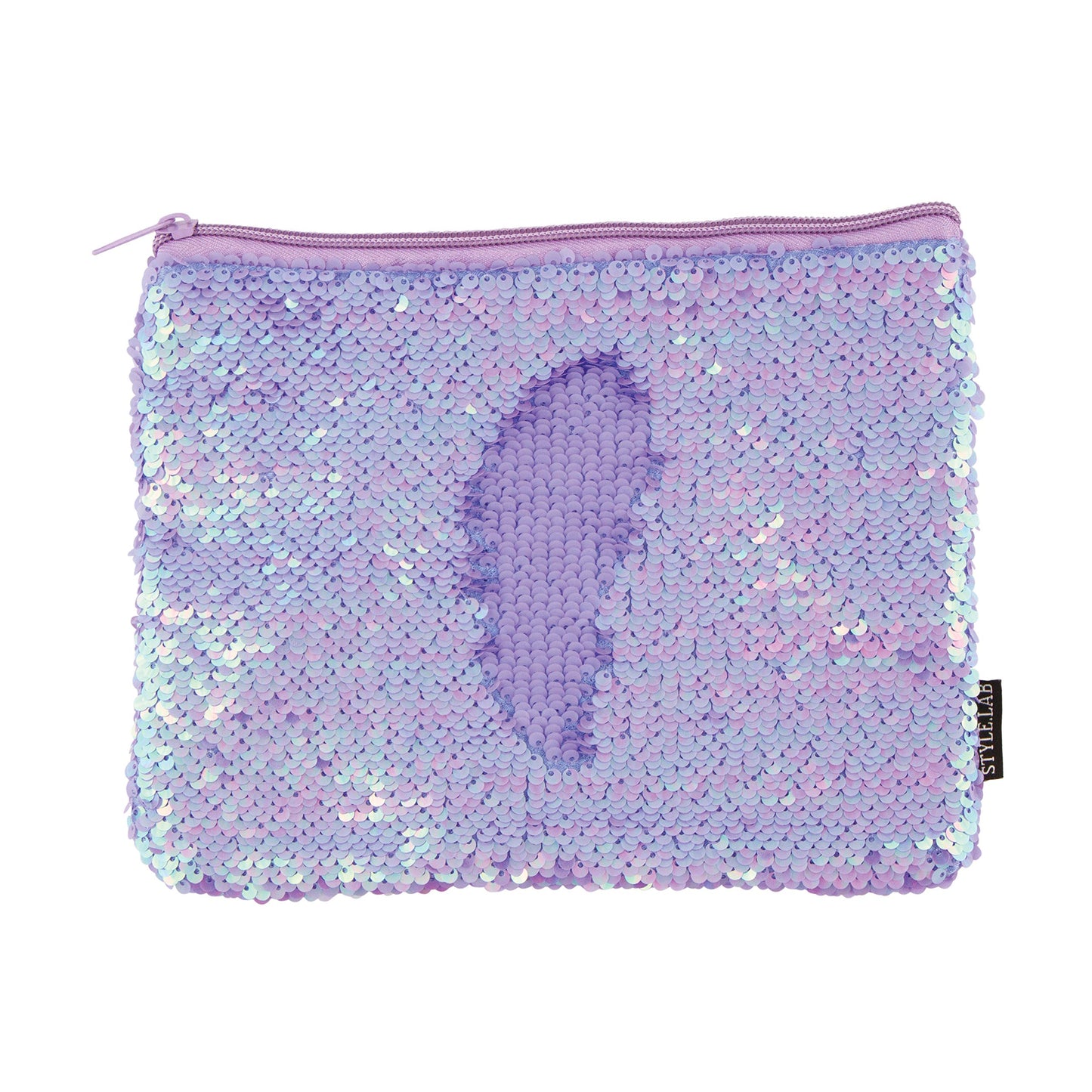 Style.Lab Fashion Angels Periwinkle Irid/Matte Magic Sequin Pouch (Model: 76984)