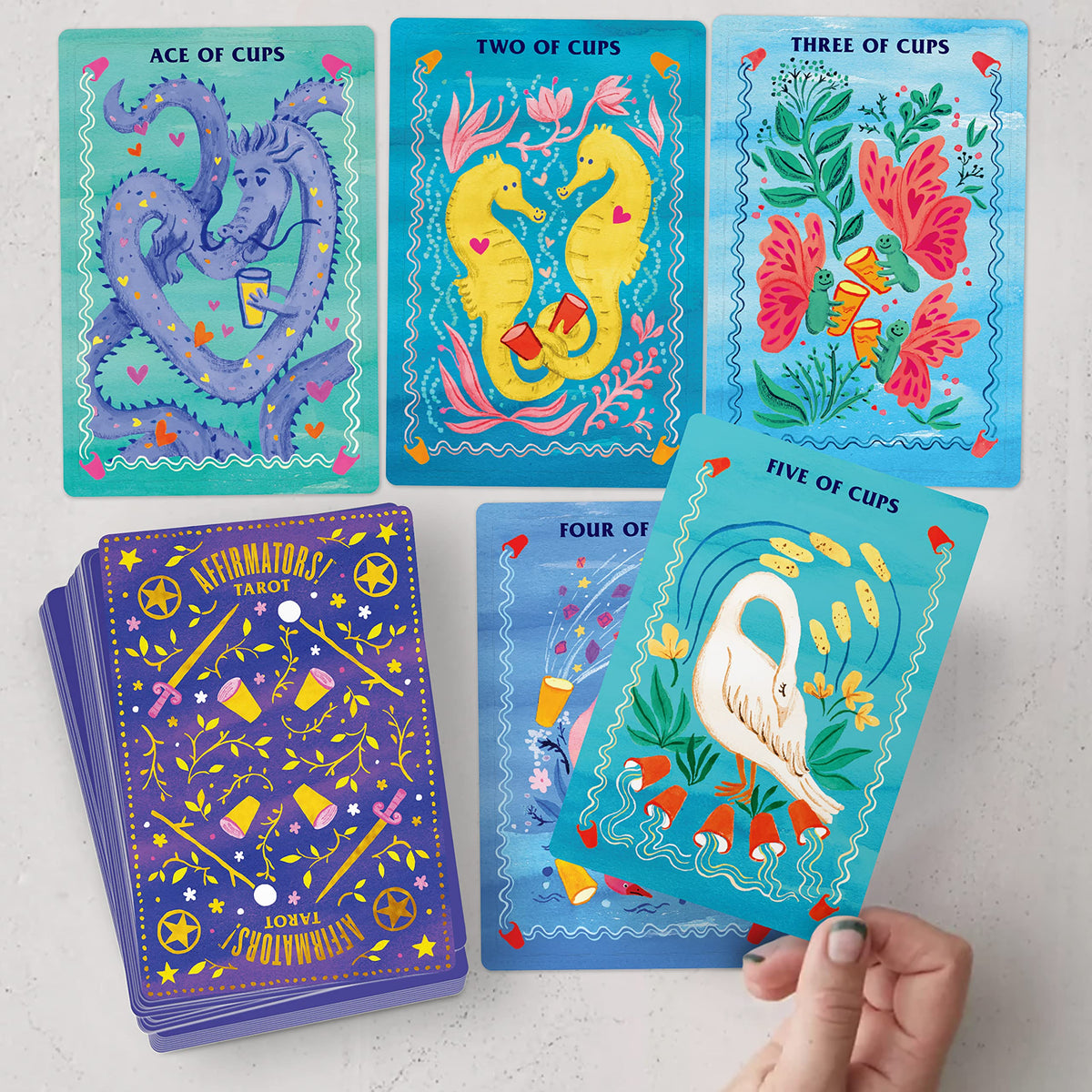 Affirmators! Tarot Cards Deck - Daily Affirmation Tarot Cards with Positive Affirmations For