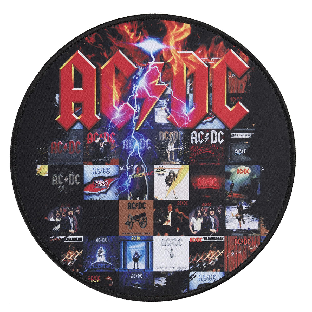 Subsoni Metal and Hard Rock Mouse - Anti-Slip Beaded Finish Mouse pad - Official License (AC/DC)
