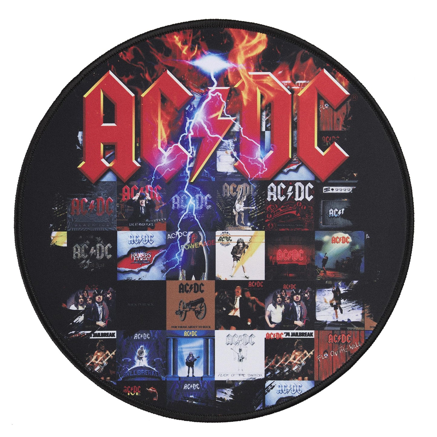 Subsoni Metal and Hard Rock Mouse - Anti-Slip Beaded Finish Mouse pad - Official License (AC/DC)