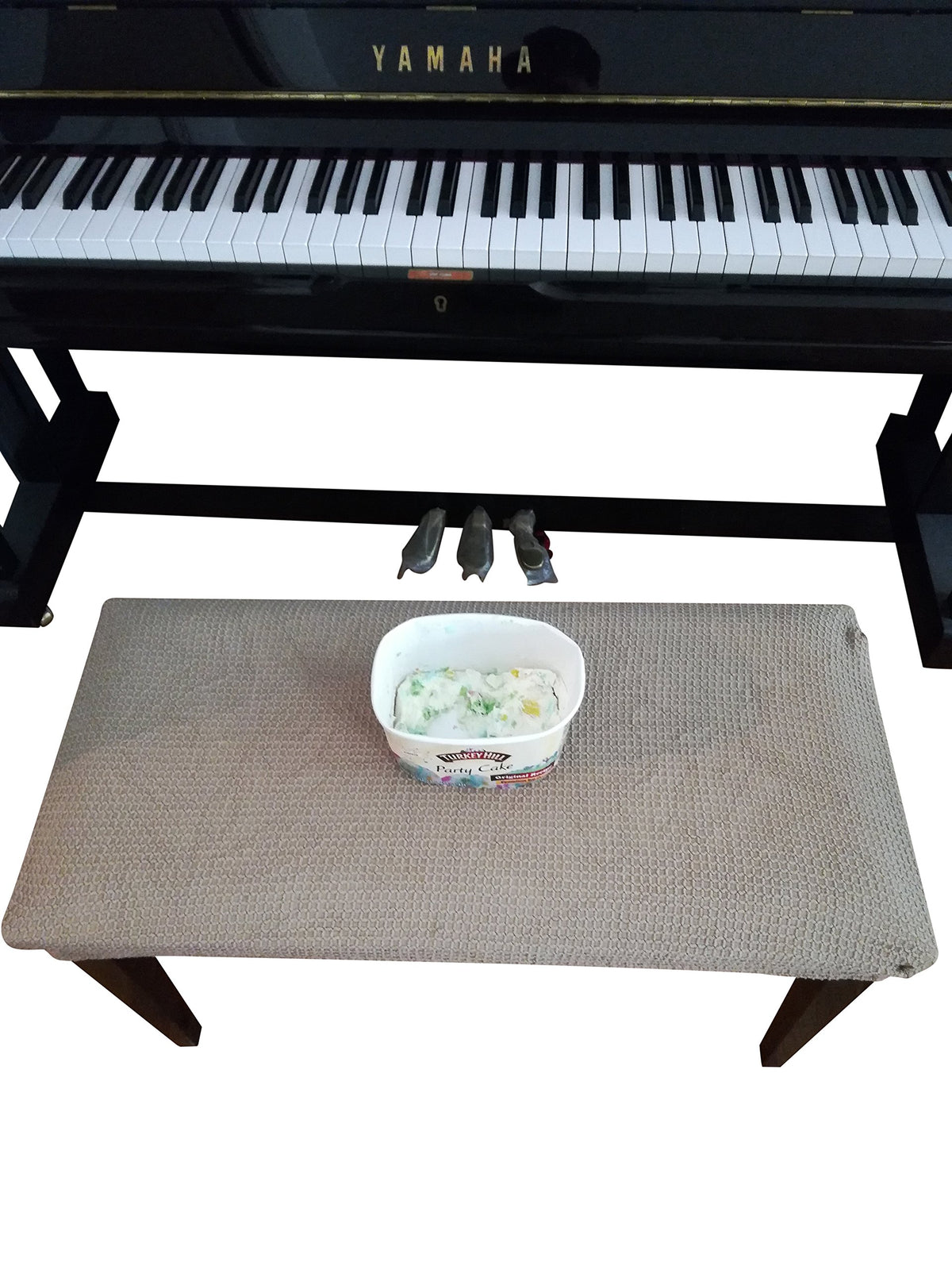 Qualitrusty Waterproof Piano Bench Cover - Perfect for Pets, Kids, Elderly, Weddings, Parties