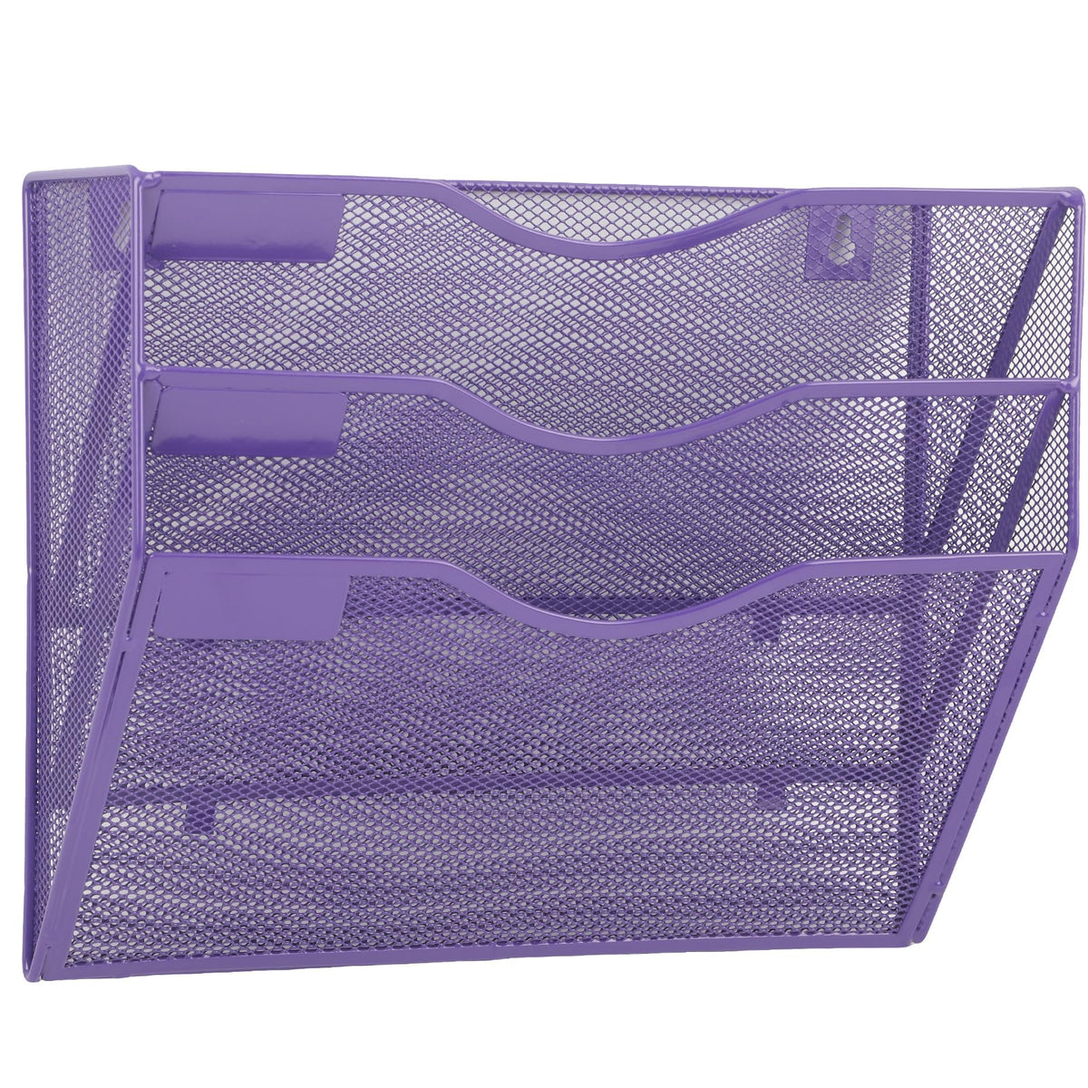 EASEPRES 3 Pocket Mesh Hanging Wall File Organizer, Wall Mounted Mail Paper Document Folder Holder