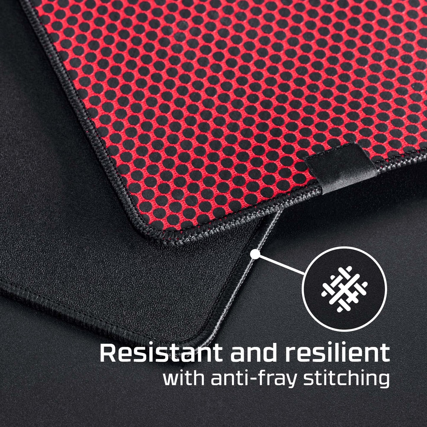 HyperX 4Z7X3AA Pulsefire Mat – Gaming Mouse Pad – Medium – Precise Cloth Surface – Antifray Flush