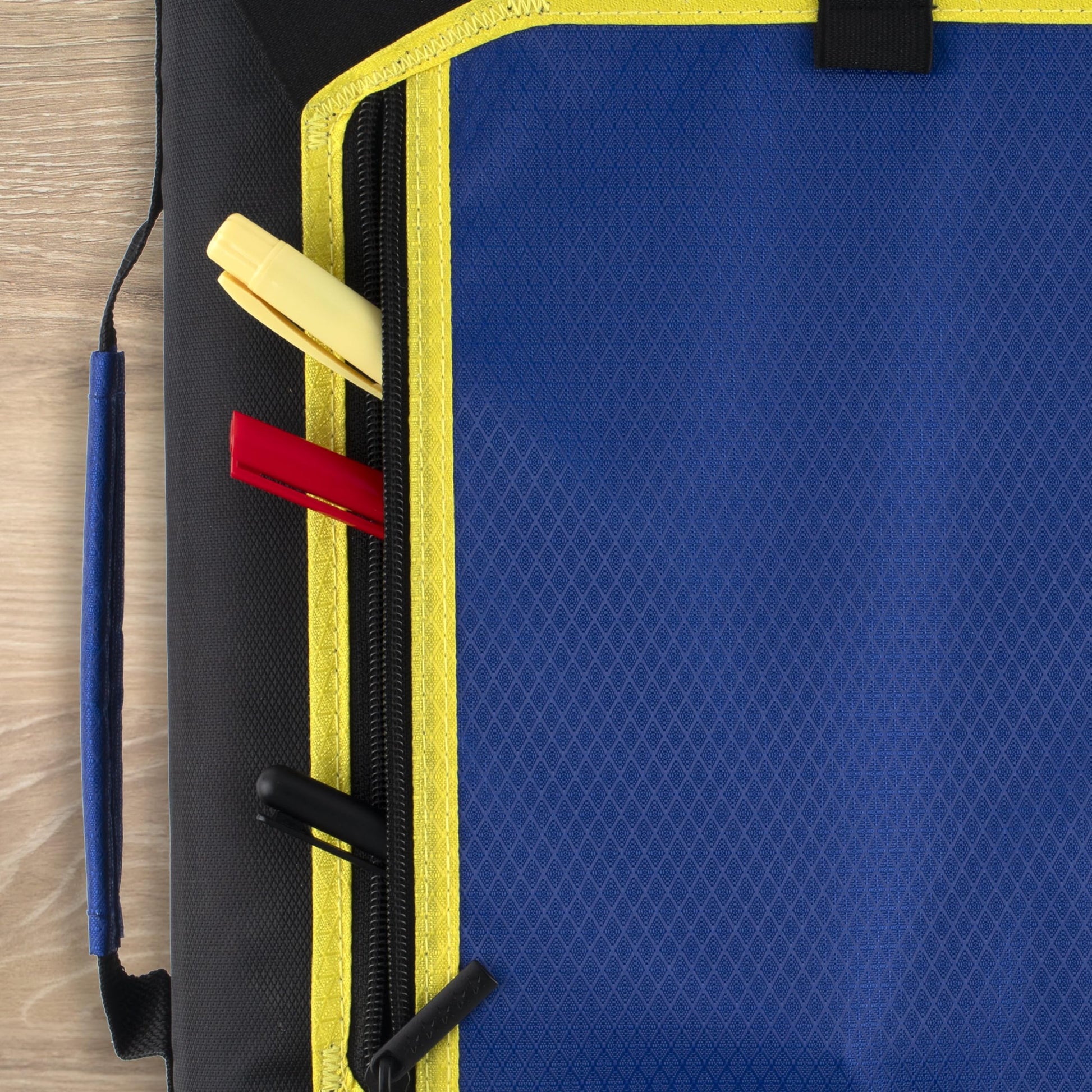 Five Star Zipper Binder 2 Inch O-Rings Case Organiser with Expansion Panel and 5-Tab Expanding File