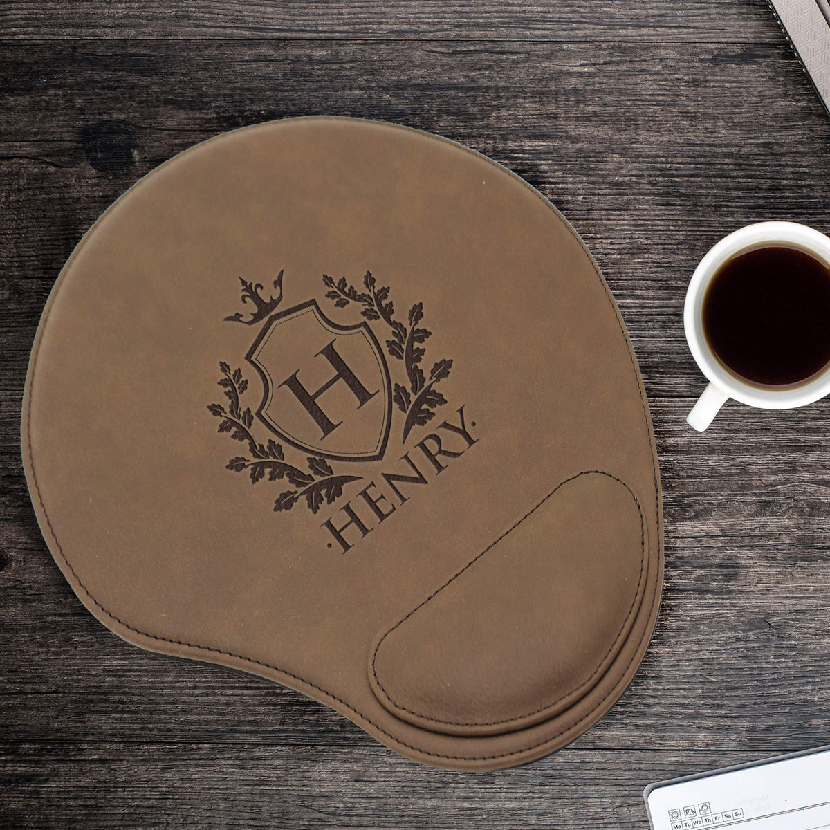 My Personal Memories Custom Engraved and Personalized Mouse Pad with Wrist Rest Desk Accessories