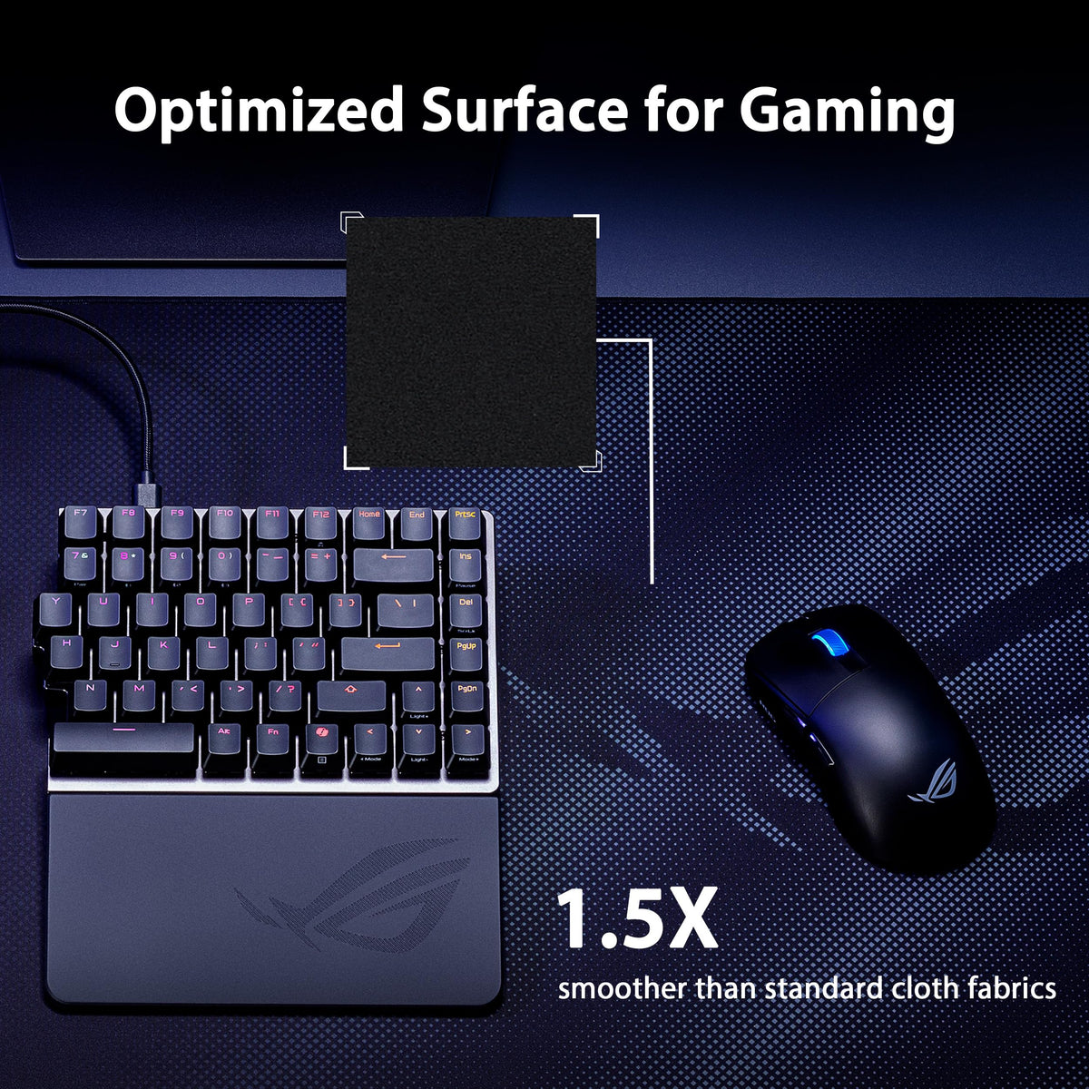 ASUS ROG Sheath II XXL Gaming Mouse Pad, 35.4” x 15.7”- Black