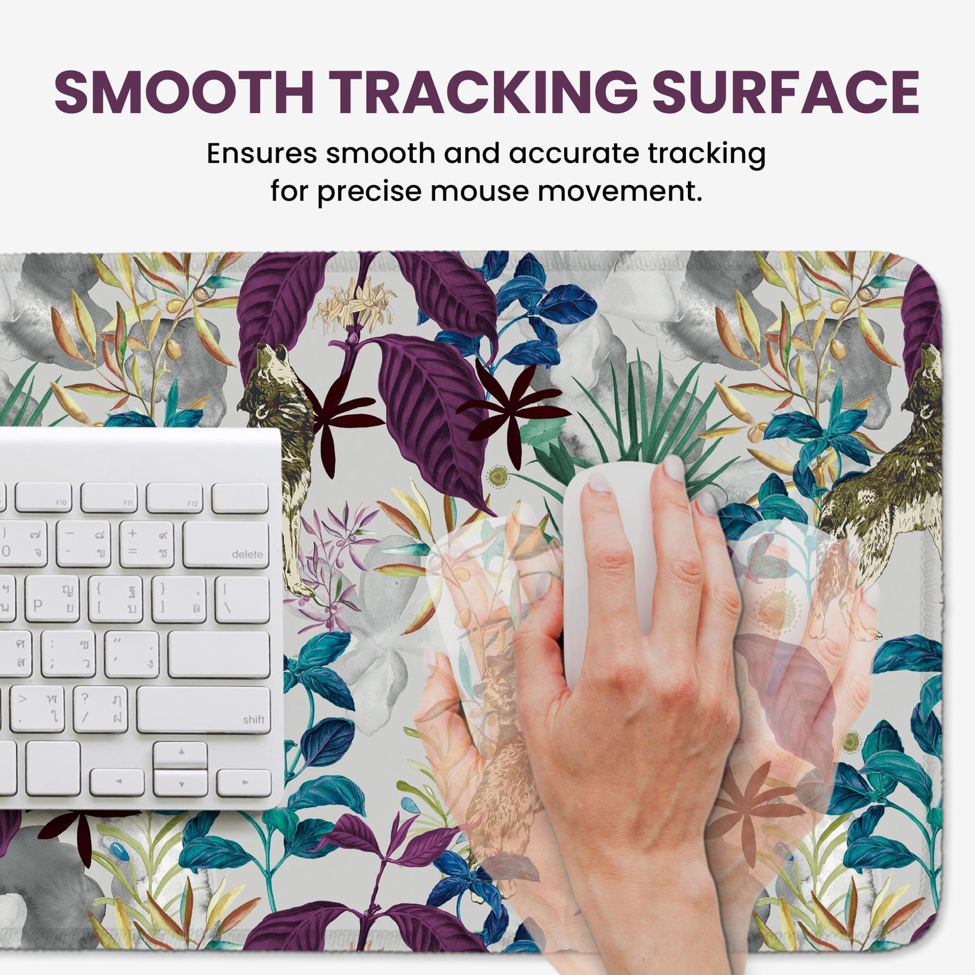 ZapDesk Large Desk Mat, Extended Mouse Pad for Desktop, 31.5" x 11.8"
