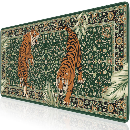 HAOCOO Large Gaming Desk Pad Mat, Non-Slip Desk Mouse Pad(Green)