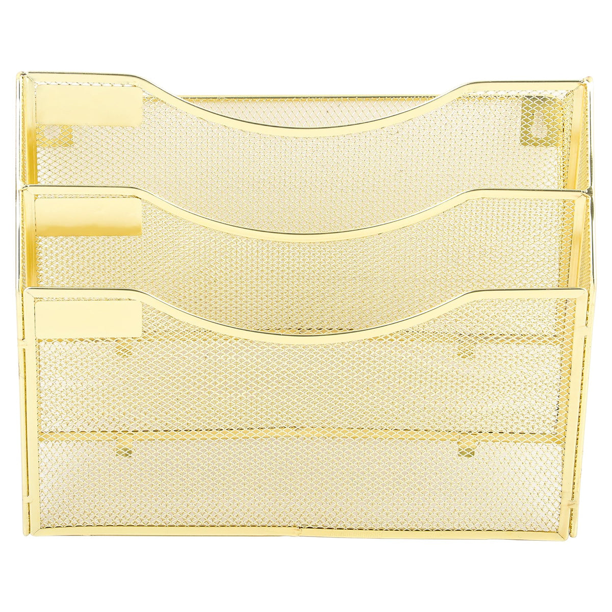 EASEPRES 3 Pocket Mesh Hanging Wall File Organizer, Wall Mounted Mail Paper Document Folder Holder