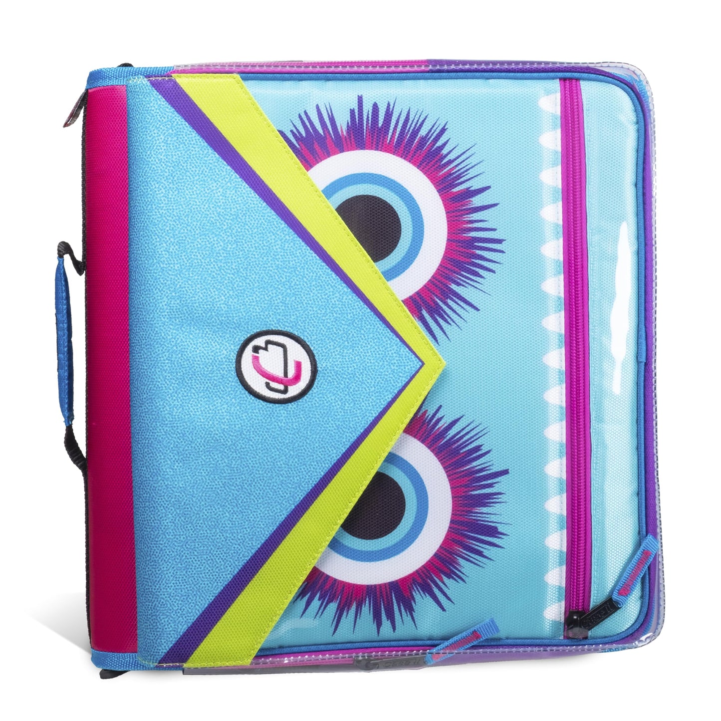 The Universal Zipper Binder - 2" O-Rings - Padded Pocket Holds up to 13 Inch Laptop/Tablet