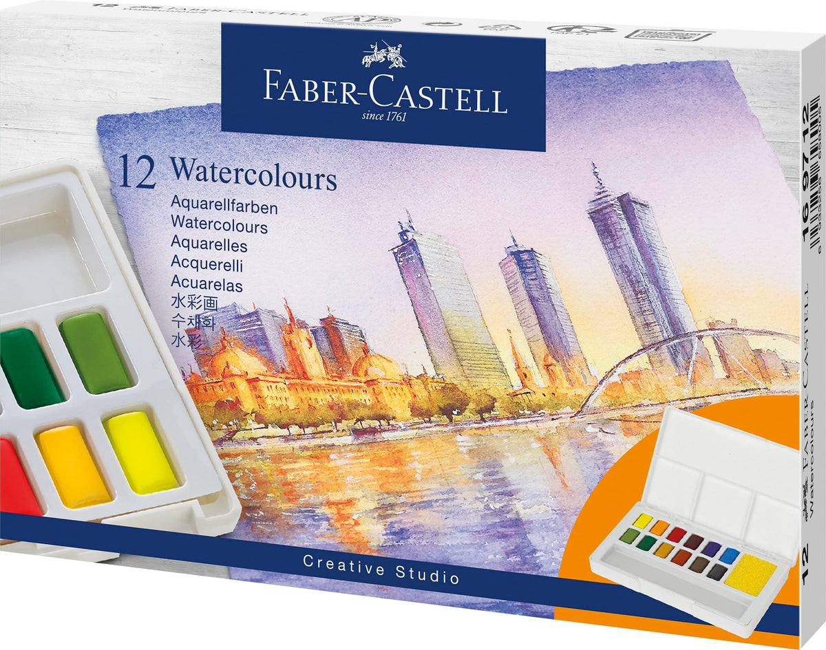 Faber-Castell Watercolour Paint Set, Multicoloured