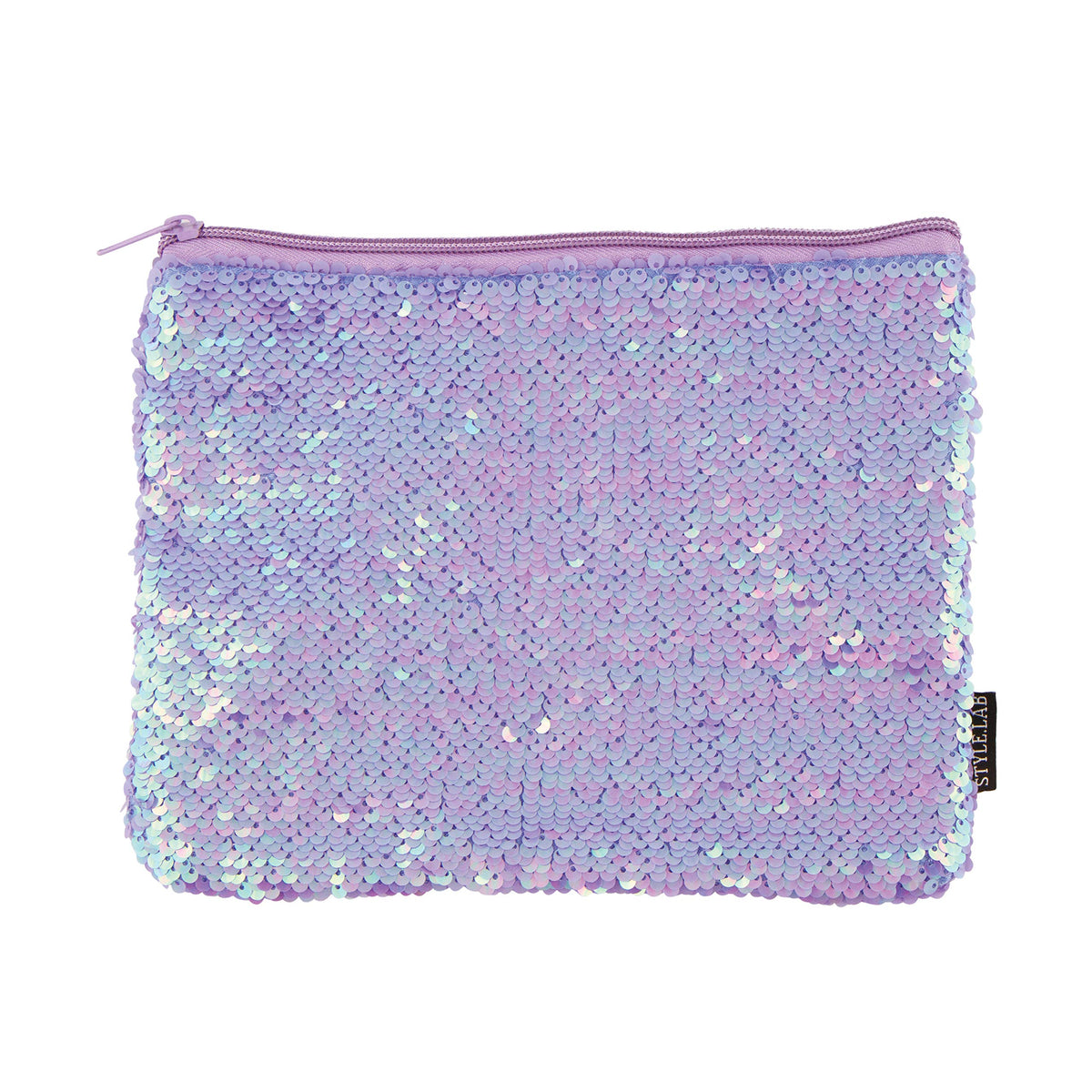 Style.Lab Fashion Angels Periwinkle Irid/Matte Magic Sequin Pouch (Model: 76984)