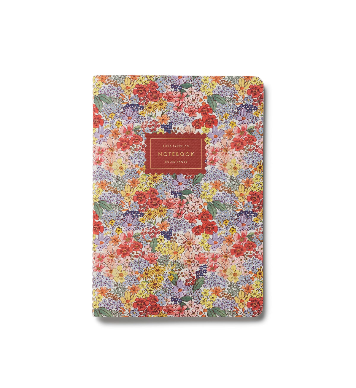 RIFLE PAPER CO. Mimi Stitched Notebook Set, 3 Full-Color Notebooks