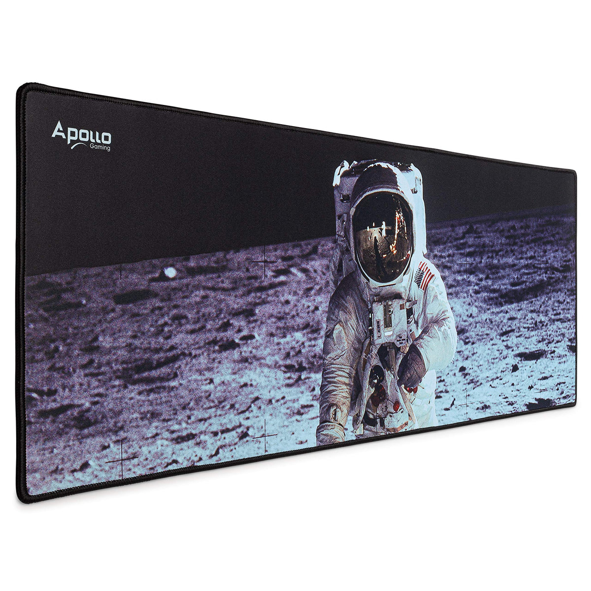 Apollo Gaming Extended Mouse Pad, Large NASA Astronaut Space Design Microfiber Mousepad