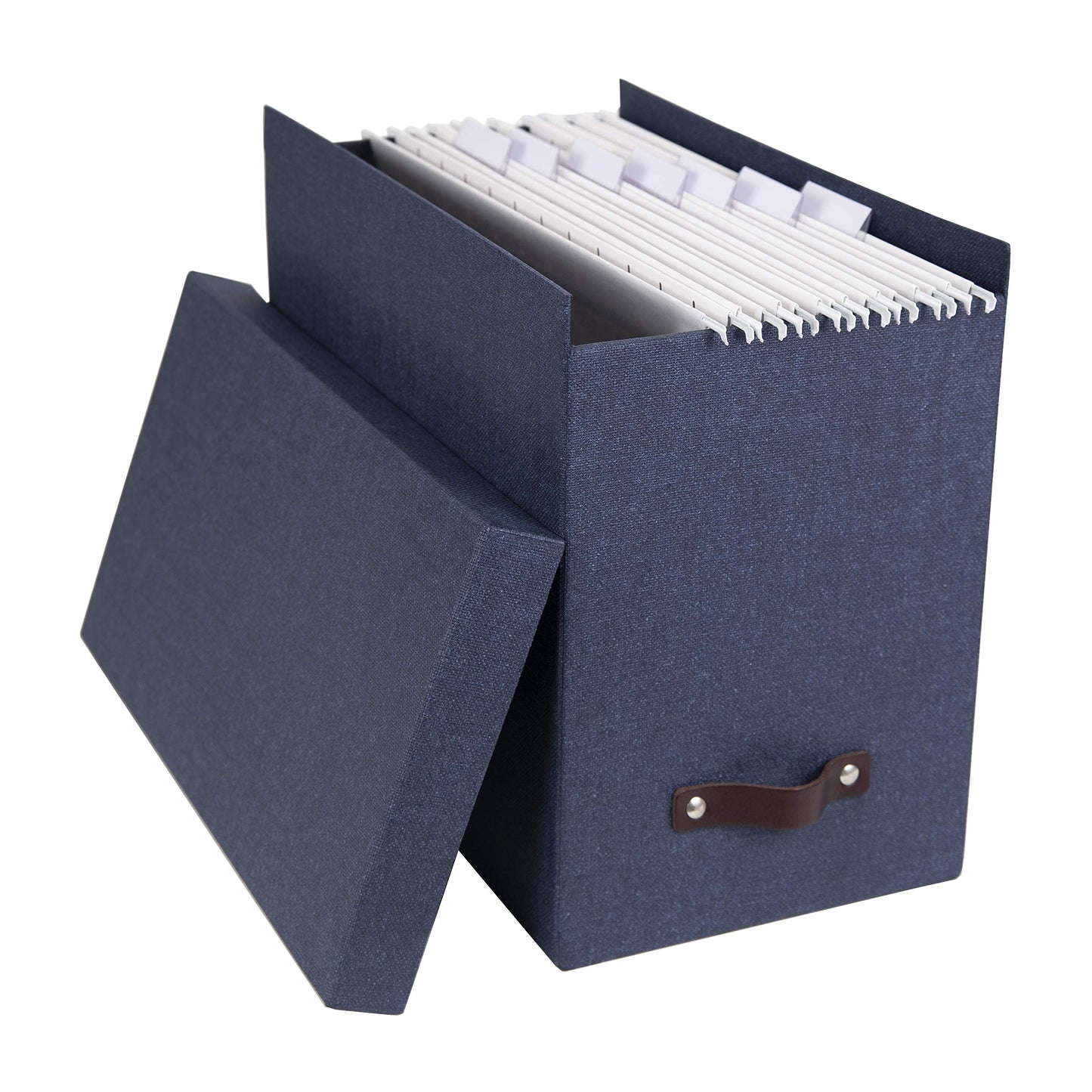 Bigso John Desktop File Box - File Storage Box and Document Organizer for Important Paperwork