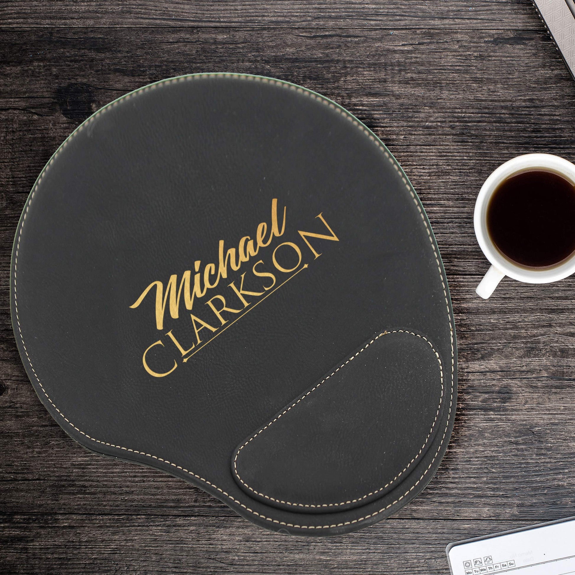 My Personal Memories Custom Engraved and Personalized Mouse Pad with Wrist Rest Desk Accessories