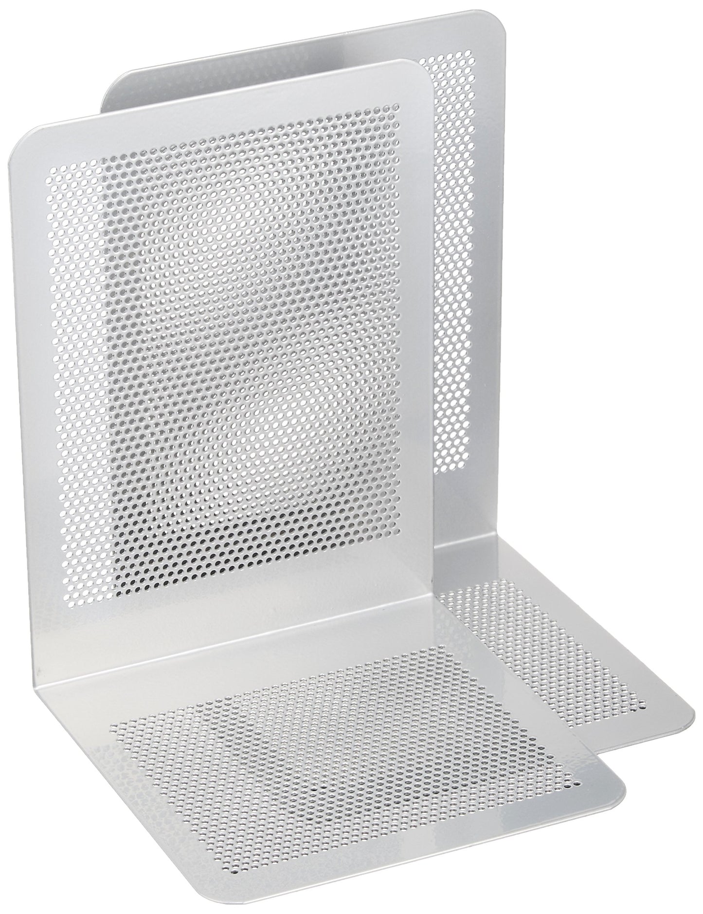 Nakabayashi BE-P301SM Bookend, P Type, L Size, Silver