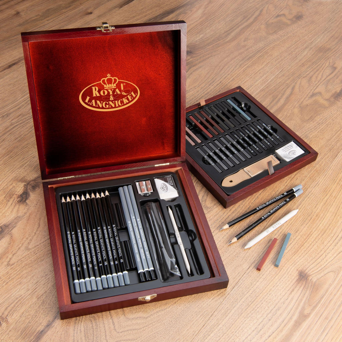 Royal & Langnickel RSET-SKET1600 Premier Sketch Pencil Art Set, 51-Piece