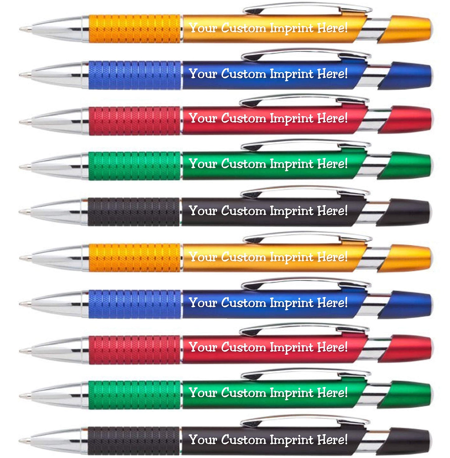 Express Pencils Personalized Ballpoint Pens Click action Custom Black writing ink - The Sleeker