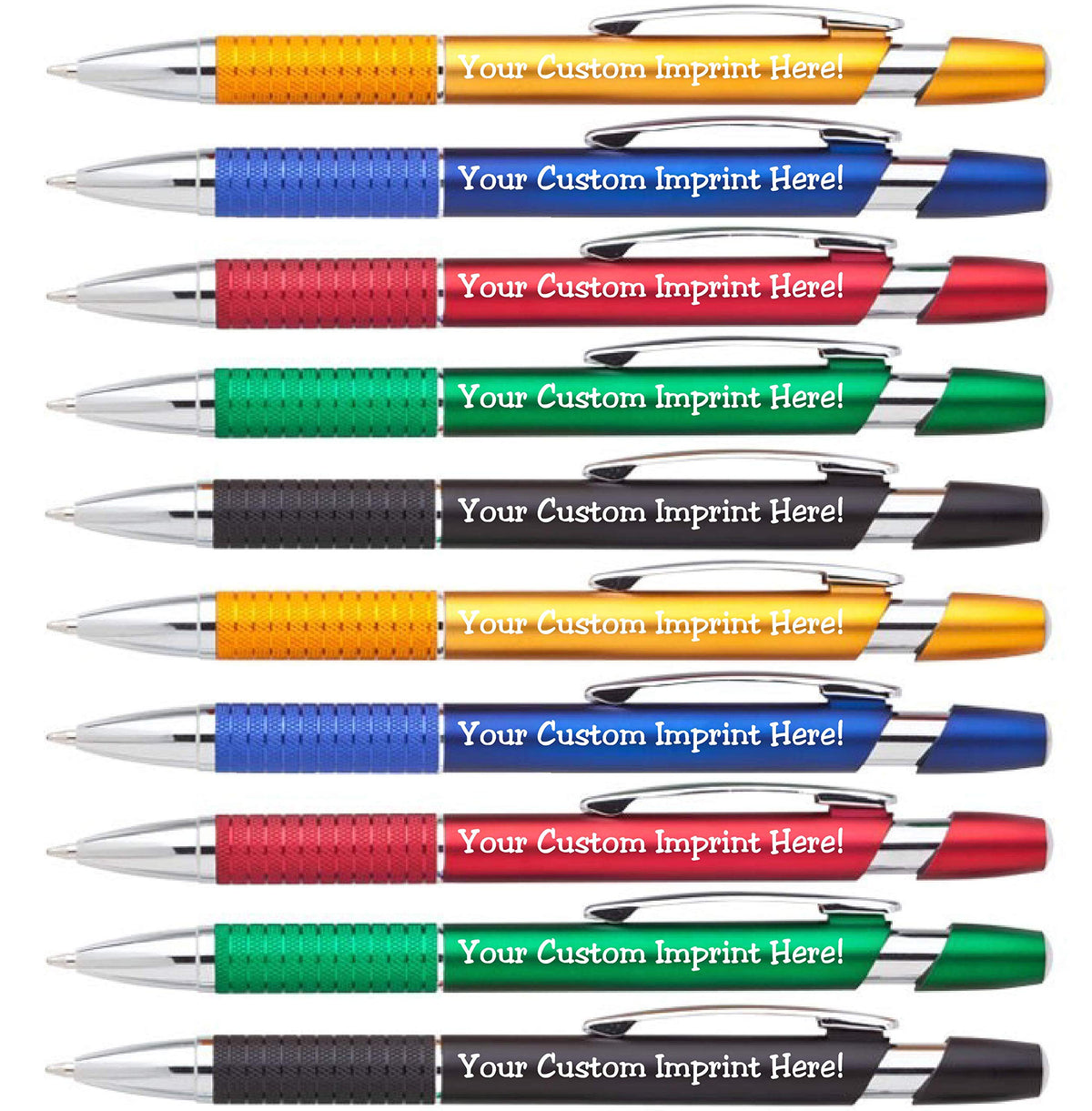 Express Pencils Personalized Ballpoint Pens Click action Custom Black writing ink - The Sleeker