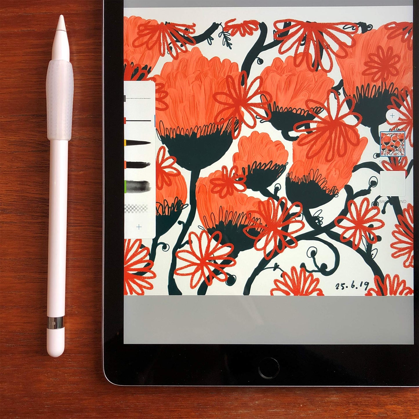 Omni Grip 6-Pack of Premium Comfort Grips, Perfect for Apple Pencil, Apple Pencil 2, Styluses, Pens