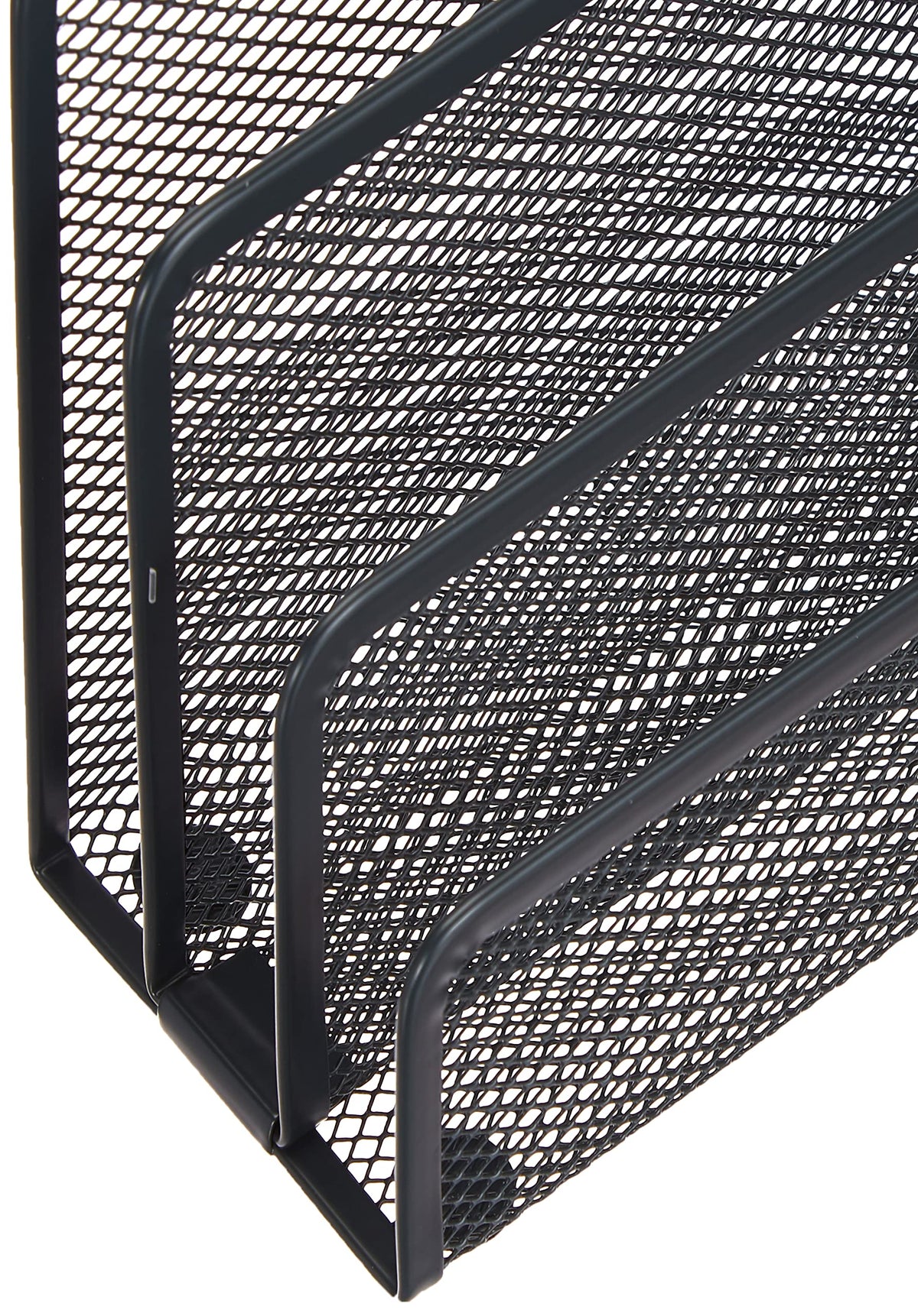 Zeller Letter Holder 17x8x13,5cm in Anthracite, Bamboo 17,2x8,3x13,5cm