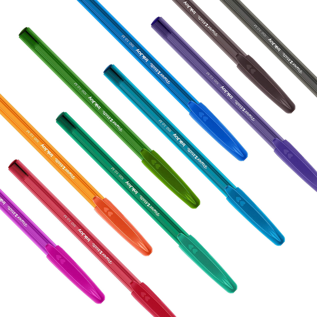 Paper Mate InkJoy 100ST Ballpoint Pens | Medium Point (1.0 mm) | Red | 50 Count