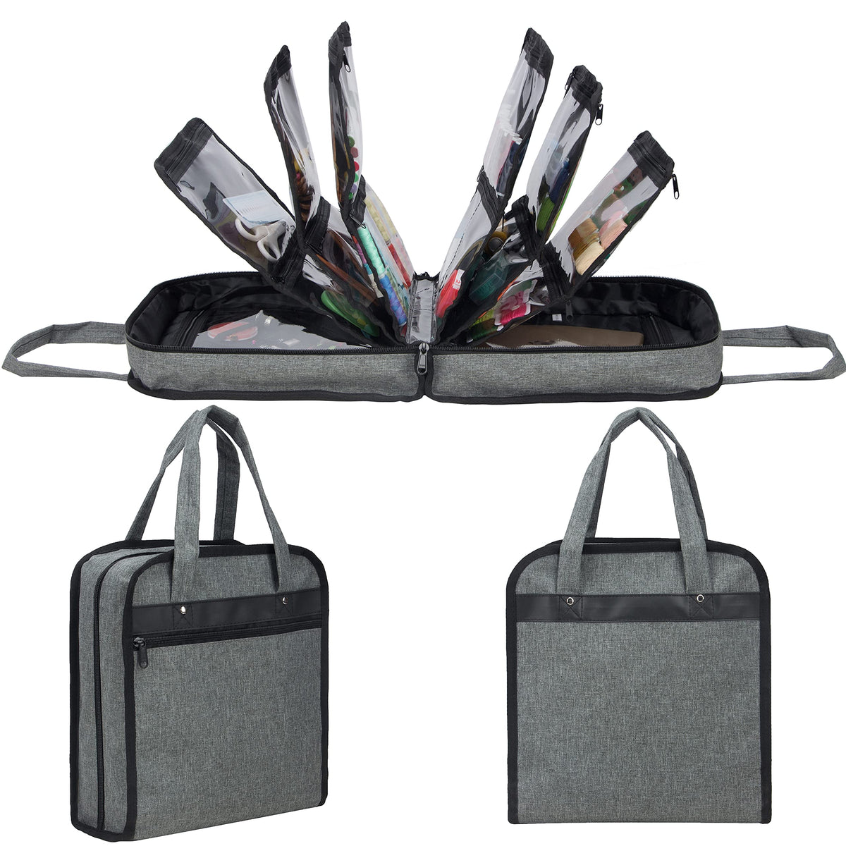 PACMAXI Sewing Accessories Storage Bag, Knitting, Craft Tools