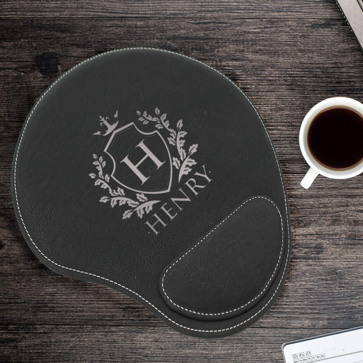 My Personal Memories Custom Engraved and Personalized Mouse Pad with Wrist Rest Desk Accessories