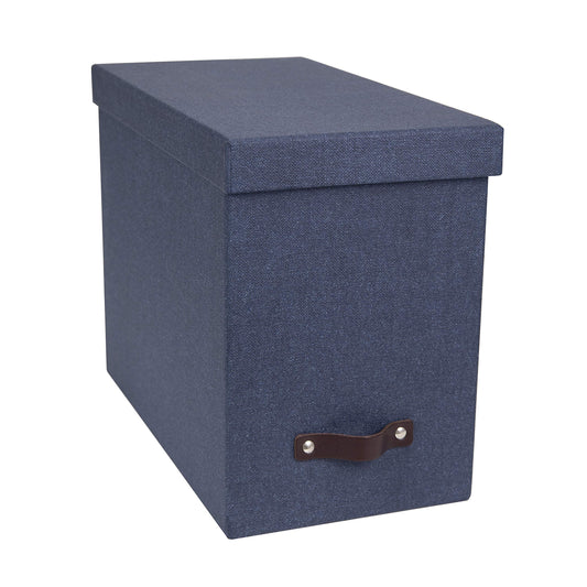 Bigso John Desktop File Box - File Storage Box and Document Organizer for Important Paperwork