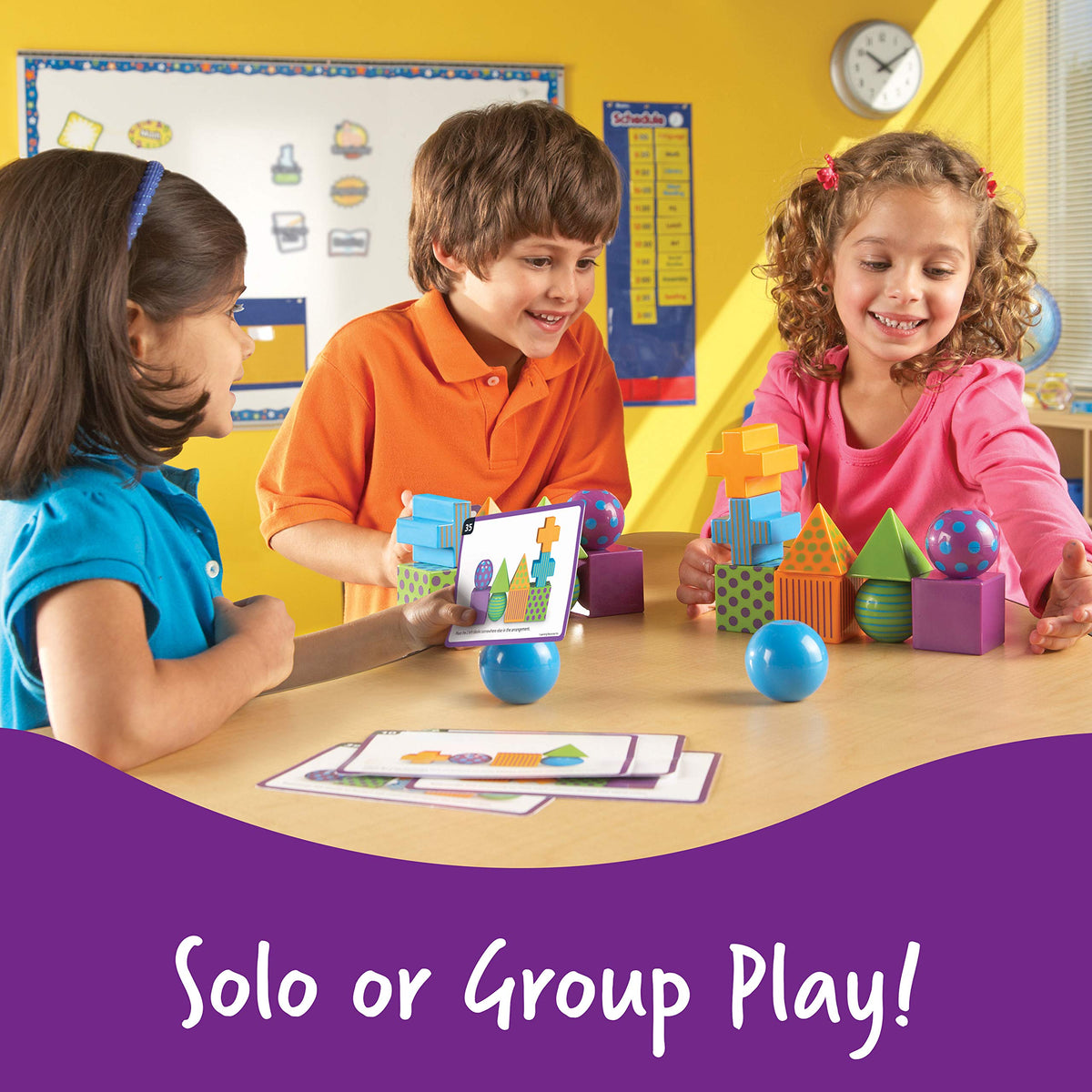 Learning Resources Mental Blox Critical Thinking Game, Homeschool, 20 Blocks, 40 Activity Cards