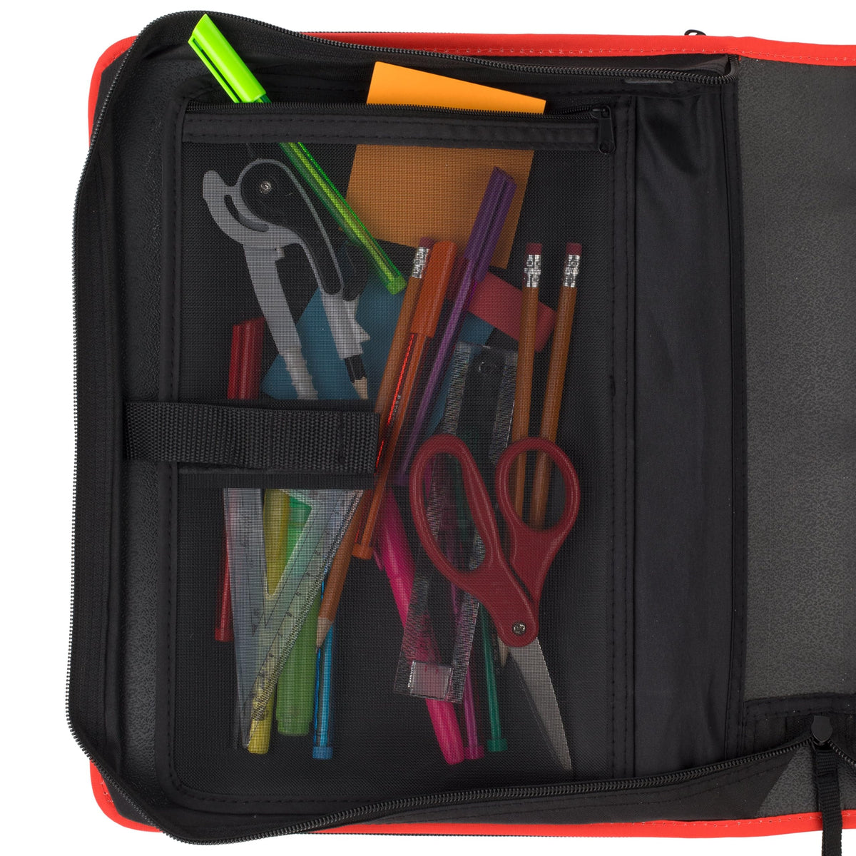 Five Star Zipper Binder, 2 Inch 3-Ring Binder with Round Rings, 5-Tab Expanding File, 380 Sheet