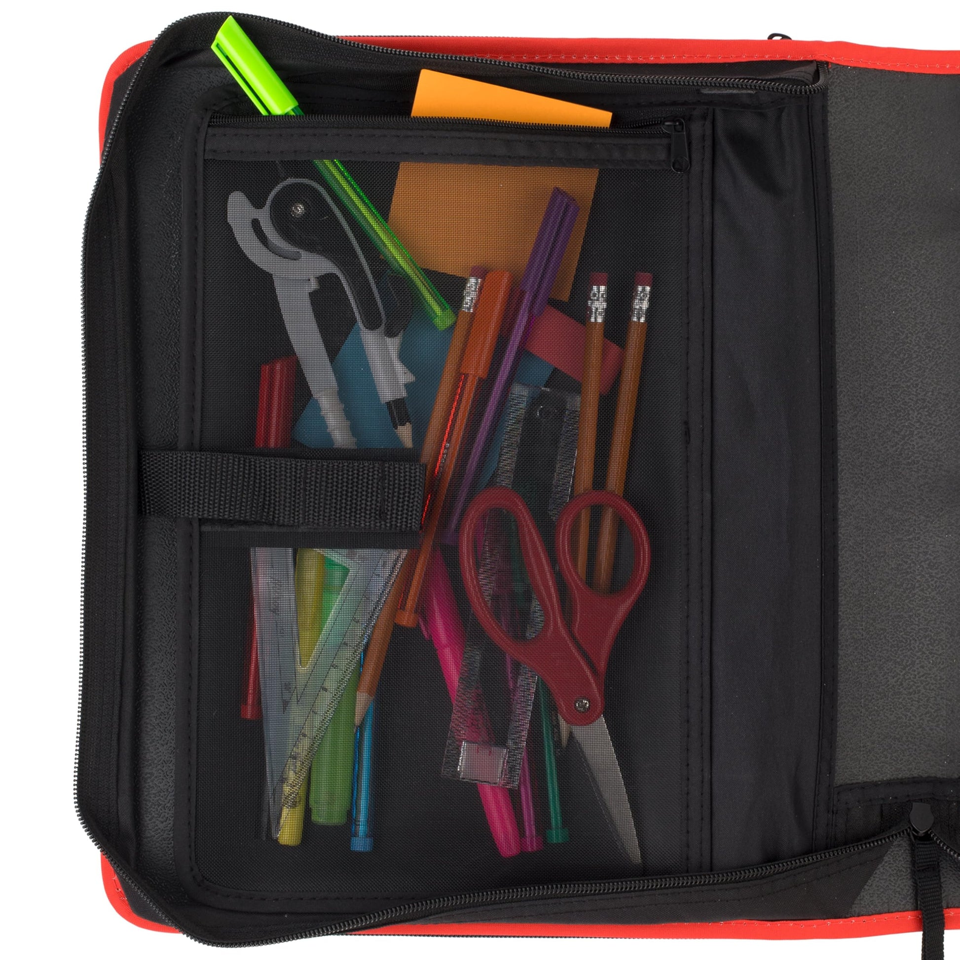 Five Star Zipper Binder, 2 Inch 3-Ring Binder with Round Rings, 5-Tab Expanding File, 380 Sheet