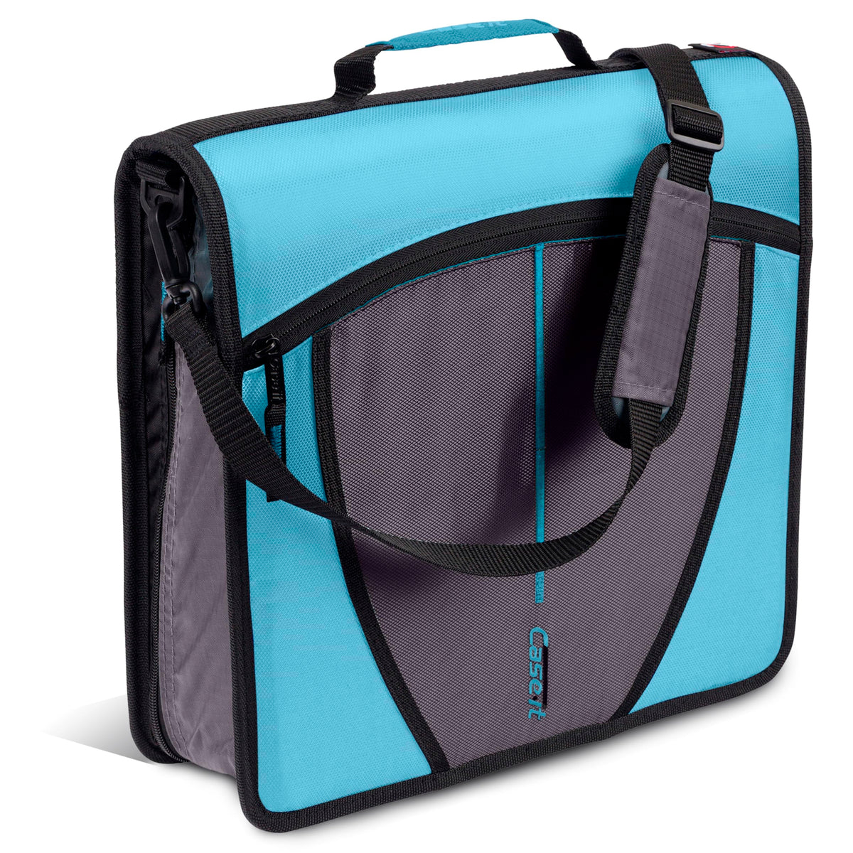 Case-it School Zipper Binder | 3-Inch O-Rings | 600-Sheet | D-146 Teal