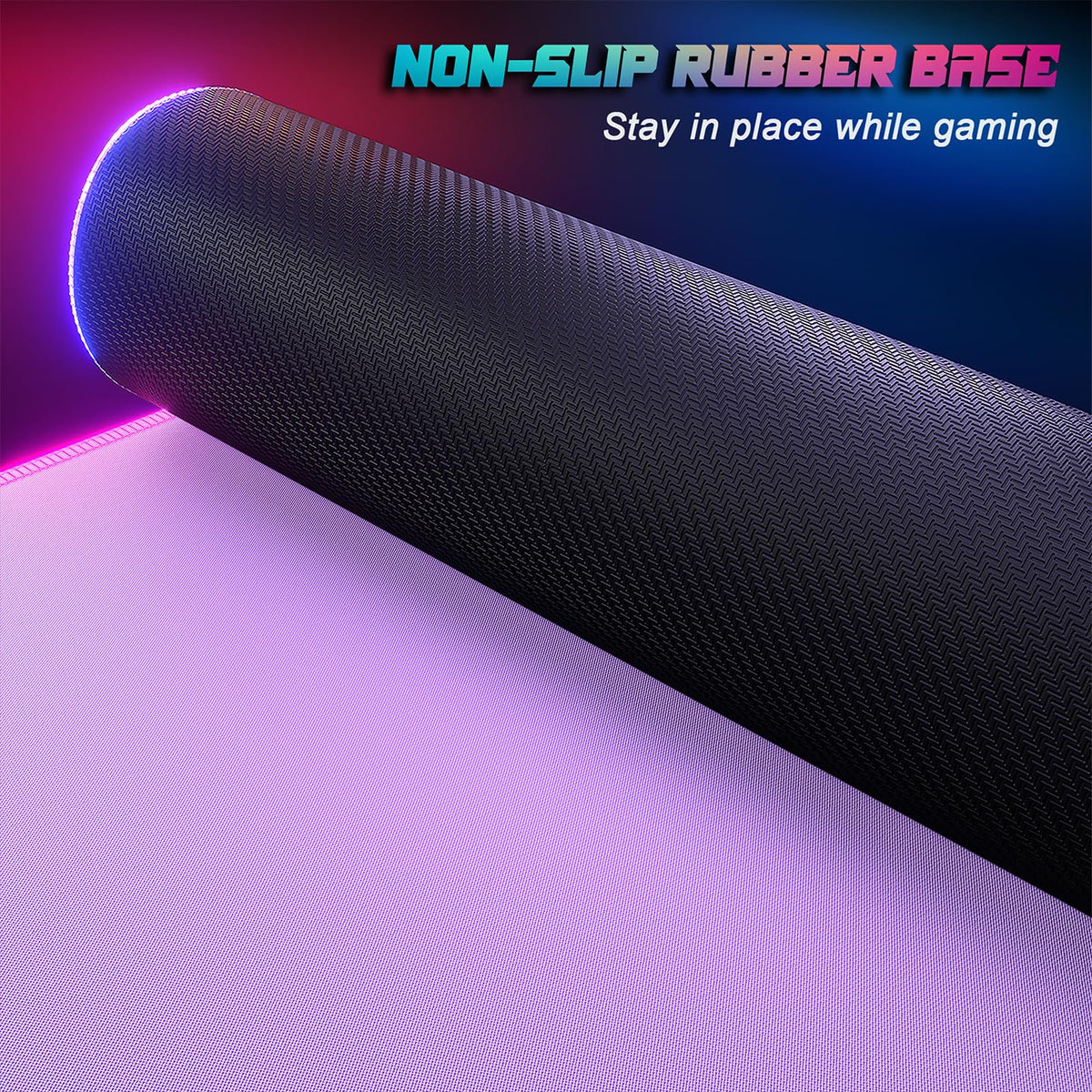 ITNRSIIET RGB Gaming Mouse Pad, Full Desk XL Extended Large Gaming Mousepad, 12 Lighting Modes 30%
