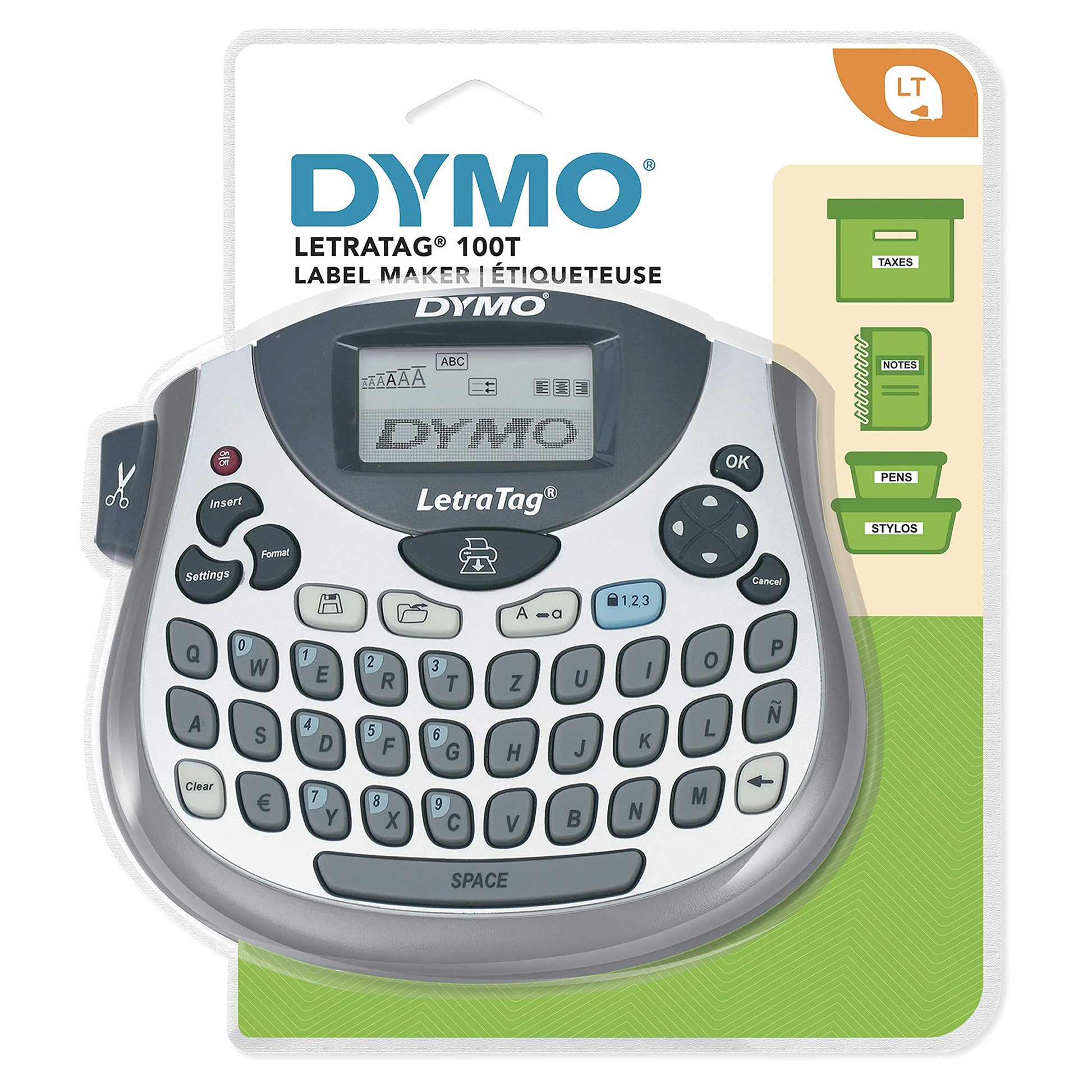 Dymo S0758370 LetraTag LT-100T Electronic Label Maker with QWERTZ Keyboard