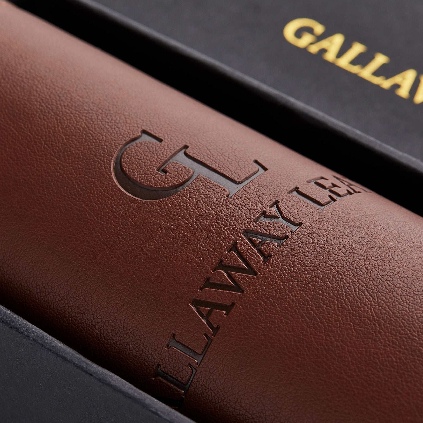 Gallaway Leather Desk Mat, Office Writing Desk Pad, Large 36" x 17" Dark Brown, for Top of Desks
