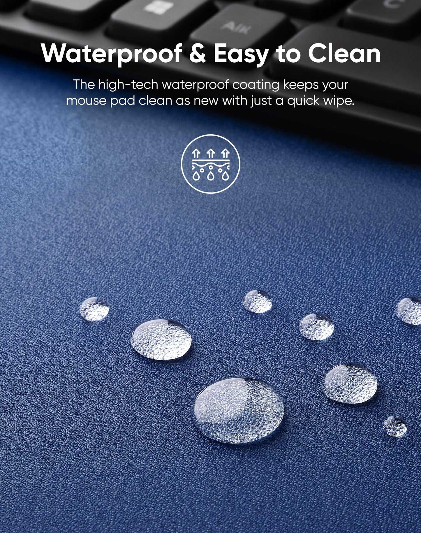 Reniteco Waterproof Large Office & Gaming Mouse Pad, 35.4" x 15.7" x 0.12"