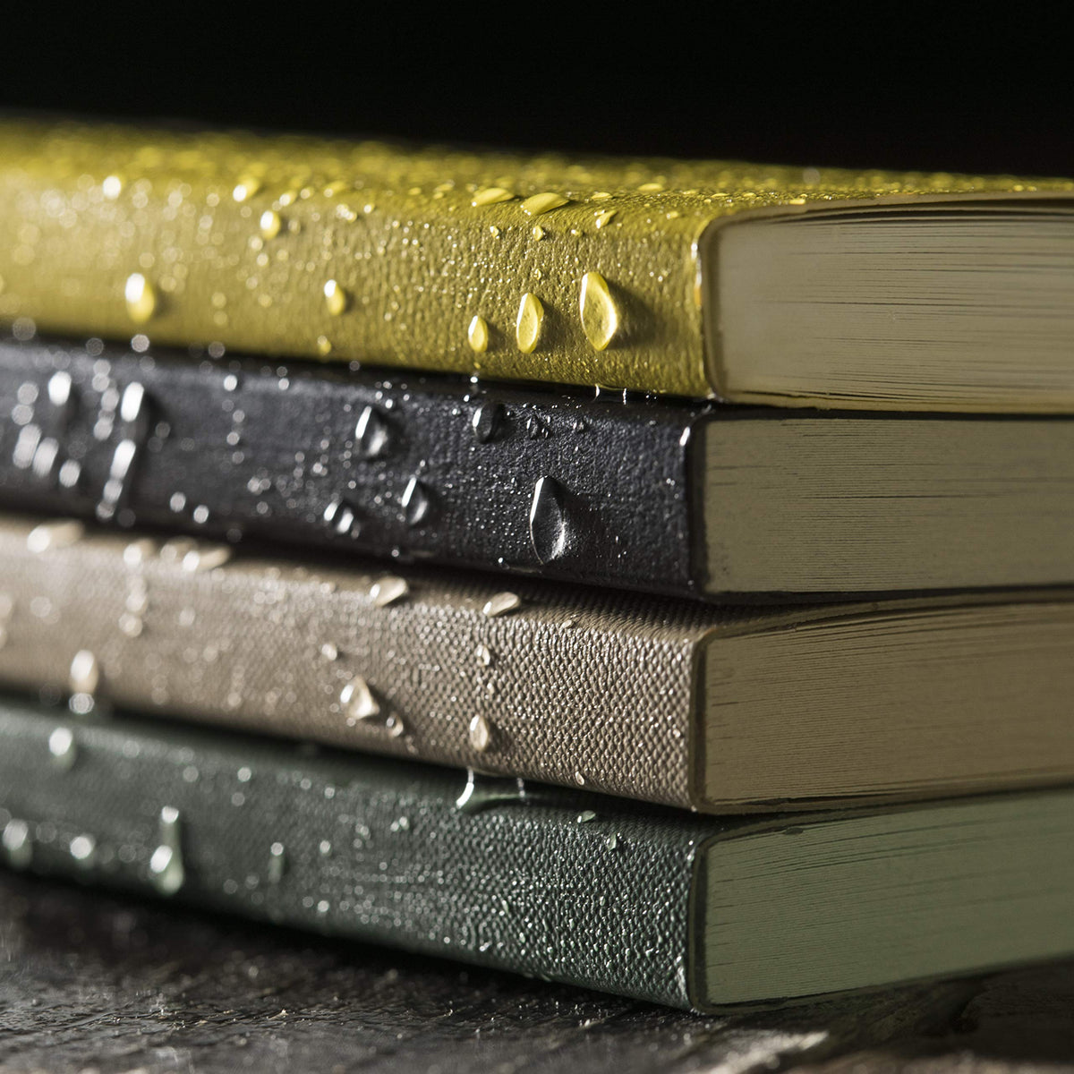 Rite in the Rain Weatherproof Soft Cover Notebook, 4.625" x 7.25", Black Cover, Universal Pattern