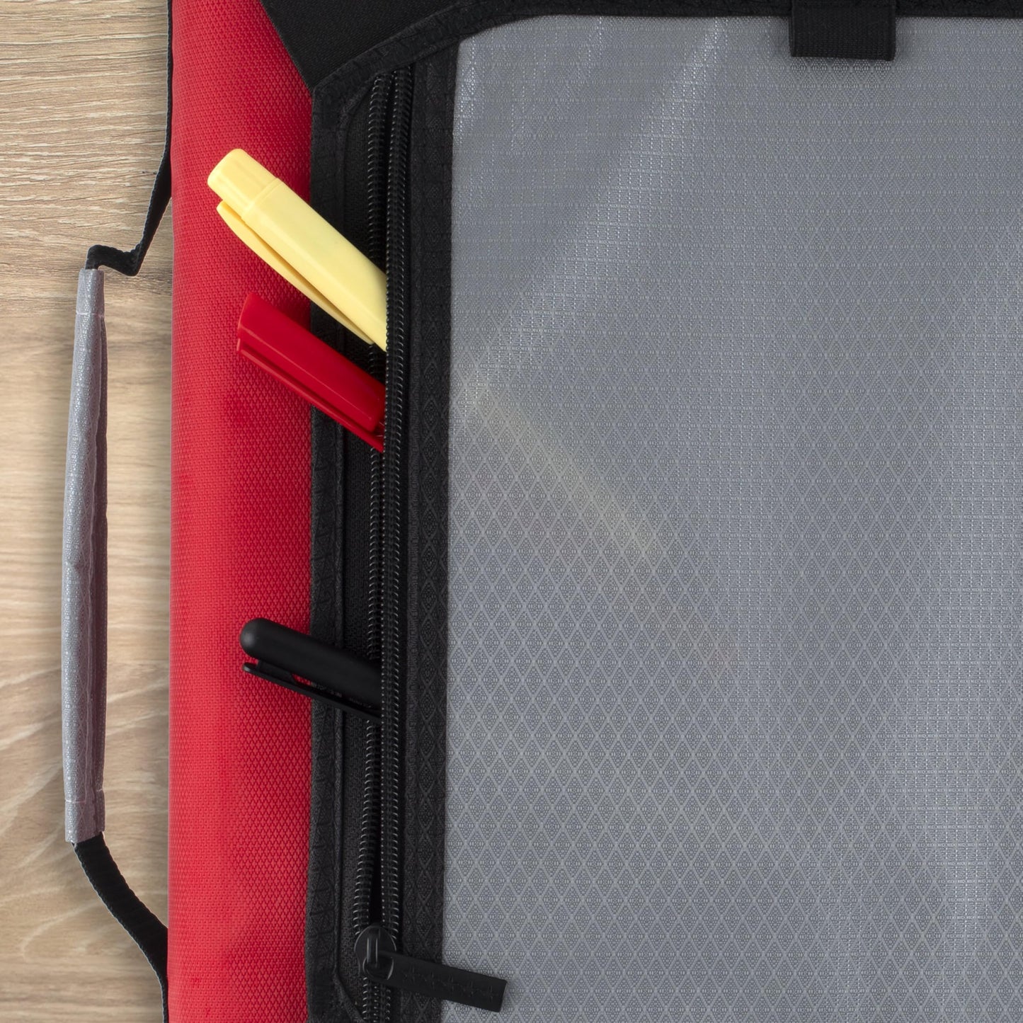 Five Star Zipper Binder 2 Inch O-Rings Case Organiser with Expansion Panel and 5-Tab Expanding File