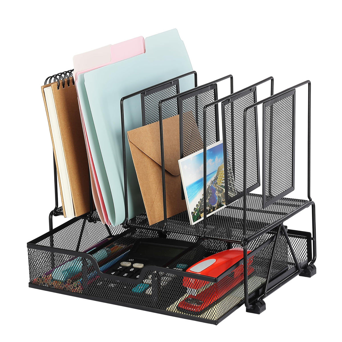 Mr. Pen- Mesh Desk Organizer with Drawer