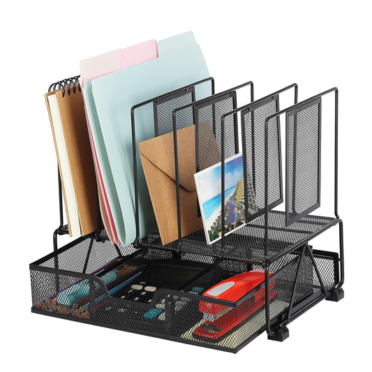 Mr. Pen- Mesh Desk Organizer with Drawer