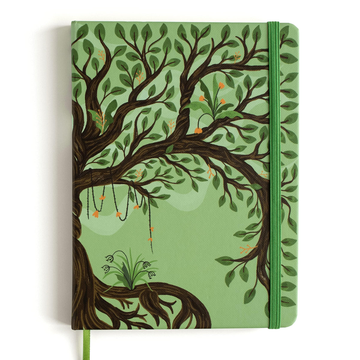 Rileys Tree of Life, 8" x 6", Blank Journal 240 Pages, Ivory Paper, Blank Notebook for Men and