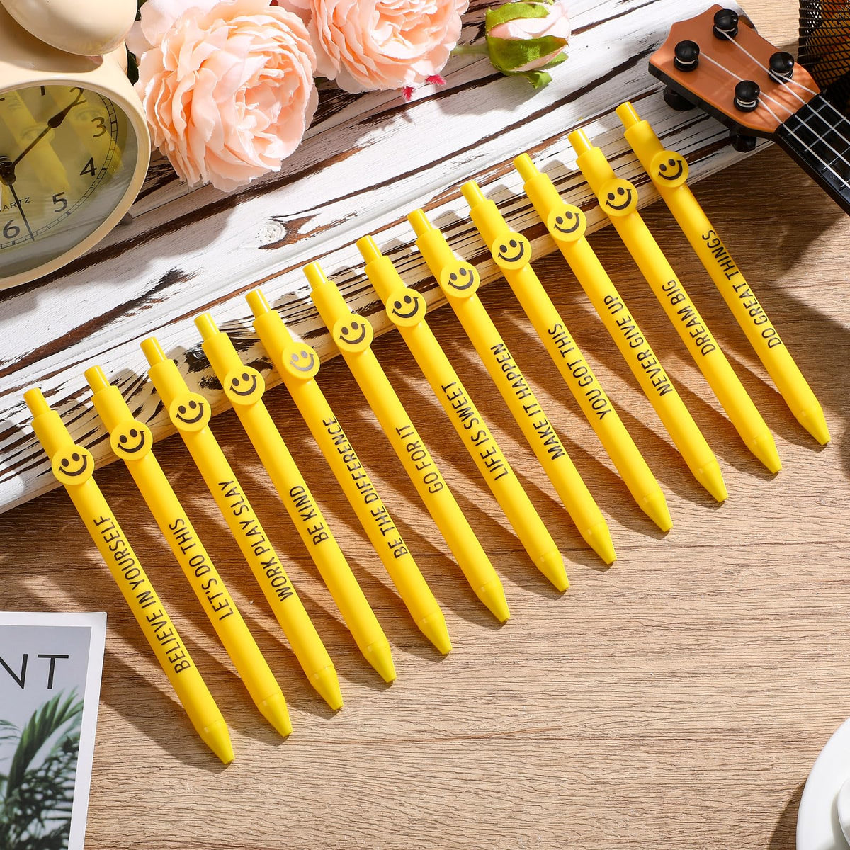Fuutreo 50 Pcs Funny Pens Employee Appreciation Gifts, Believe